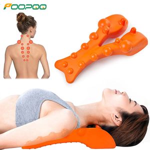 Massaging Neck Pillowws Occipital Release Tool and Trapezius Muscle Pain Massager Tension Headache Relief Device Massage Head Shoulder Blade 230825