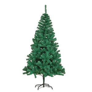 New Year's Christmas Tree Fir Pine Fluffy Green PVC Reusable Christmas Trees Christmas Decoration Sea Freight