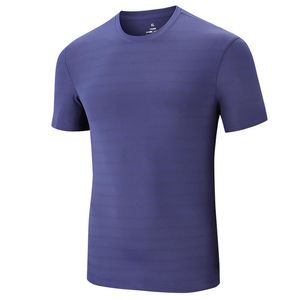 Capacidade de corrida Jinammonia Camiseta de secagem rápida de seda gelada sólida manga curta gola redonda camiseta esportiva manga curta legal camisa base de meia manga