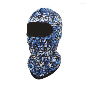 Bandane Solido Maschera da sci da uomo Antivento Traspirante Leggero Copertura integrale Passamontagna Nero Coprente Collo Leggings Cofani