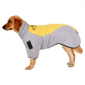 Dog Apparel Cold Weather Coats Windproof Winter Warm Coat With Harness Hole Vest For Small Medium Large Dogs