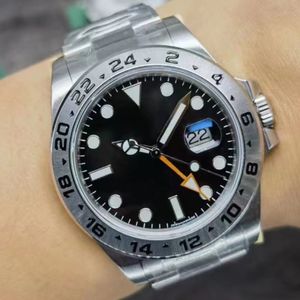 2023 Luxury Watch Rolaxes Clean Mens high quality 42mm 216570 White Black Dial Orange Needle Stainless Steel Explorer Mechanical Watches L