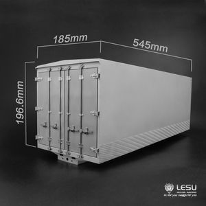 ElectricRC Car 114 LESU Metal Container Bucket for RC DIY TAMIYA Tractor Trcuk Flatbed Trailer Model 230825