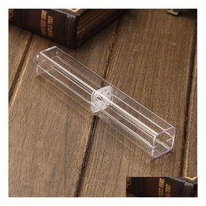 Pencil Cases Wholesale Pen Boxes Acrylic Transparent Case Pens Holder Gift For Crystal Packaging Box As Fes Jllltu Homecart Drop Del Otsgm