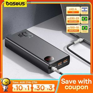 Baseus 65W Power Bank 20000mAH Harici Pil Taşınabilir Şarj Cihazı 20000 Mah Powerbank için Powerbank 12 13 14 Pro Max Q230826