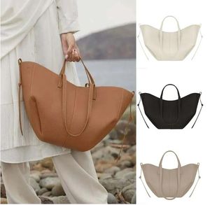 Le Cyme Mini Große Einkaufstasche Vollnarbiges Strukturleder Designer-Handtaschen mit Magnetschnallenverschluss Damen-Handtaschen mit großem Fassungsvermögen