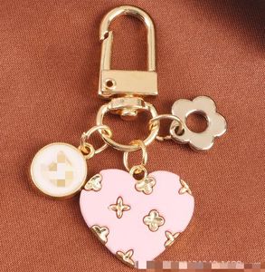 Simple Key Ring Pendant Creative Hollow Small Flower Letter round Card Accessories Earphone Sleeves Bags Decoration