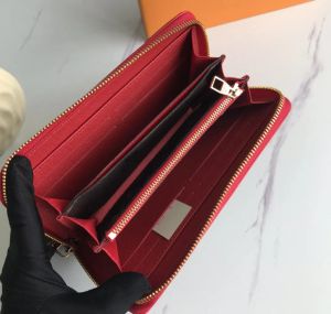 2023 Portafoglio stilista di lusso portamonete con cerniera portafogli da donna porta carte di credito con lettera fiore di alta qualità pochette da donna alla moda con scatola originale