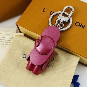 Designer Pattern Keyring Luxury Couple Keychain High Quality Ornament Jewelry Women 2023 New Car Bag Keychain Fashion Lanyards for Keys