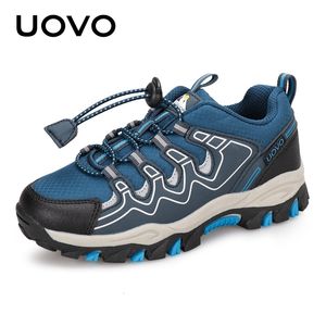 Athletic Outdoor UOVO Arrival Boys Sneakers Kids Breathable Children Hiking Shoes Spring And Autumn Footwear Eur #2739 230825