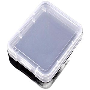 Pudełka pojemnik na karty obudowy Pudełka Pamięć narzędzie Plastikowe przezroczyste miejsce