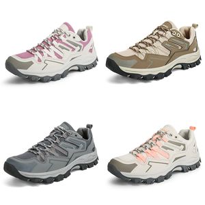 Zapatillas de correr malla antideslizante hombre mujer gris púrpura rosa marrón zapatillas de deporte al aire libre pareja zapatillas de deporte