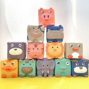 Brick Building Block Montessori Toy Baby Medel Kit Soft Build Blocks Hands and Brains DIY Cognition Brick Set Christmas Gifts jouet bebe 6 mois Teething Toys For Baby