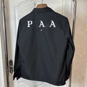 PD Fashion Jackets Męska kurtka designerska czarny cienki guziki kardigan płaszcze mężczyzn Koszule damskie odwrócony płaszcz trójkąta