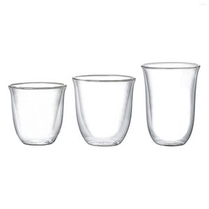 Weingläser, Glas, Teetasse, Glaswaren, Milch, Saft, Trinkgeschirr, hitzebeständig, Espressotassen, Kaffeetassen, doppelwandig, für Bar-Party