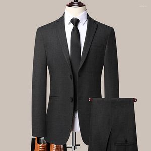 Мужские костюмы Formal Wear Professional Slim Fit Business Casual костюм