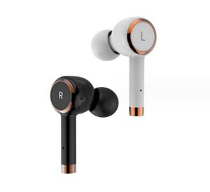 Nuovo design L02 TWS Auricolari Bluetooth Cuffie senza fili Auricolari doppio orecchio Cuffie stereo HIFI Auricolare con suono dei bassi puri