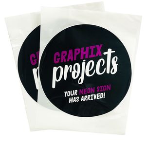Этикетки с логотипом на заказ для упаковки, виниловые водонепроницаемые наклейки, рулонная печать, круглые наклейки