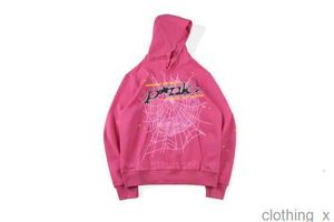 Young Thug Pink SP5DER 555555 Men Kvinnor Hoodie High Quality Foam Print Spider Web Grafik 555555 Sweatshirts Pullovers S-XL TU98