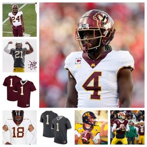 Minnesota Golden Gophers Football jersey 13 Chris Collins 65 Johnson 22 Donielle Hayes 15 Kenric Lanier II 0 Le'Meke Brockington 50 JJ Guedet 26 Zach Evans 17 Jah Joyner