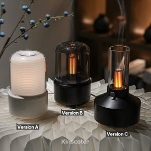 Annan elektronik Vintage Arom Diffuser Essential Oil 120 ml 150 ml USB Mini Ultrasonic Air Airfiidifier Classical Filament Night Light for Gift 230826