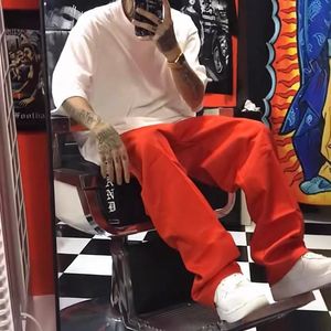 Мужские спортивные костюмы повседневные брюки Chicano Hiphop Cargo Pants Loose West Gangster Hip Hop Bboy Skateboard Straight 230826