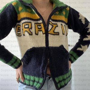 Suéteres masculinos cardigan suéter estética brasileira roupas góticas cardigan de gola alta retrô suéter de inverno 90s harajuku estética 230826