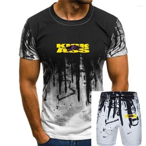 Fatos masculinos Kick Ass Hit Girl Black T Shirt Filme Tee Algodão Fã Presente De Nós 012884