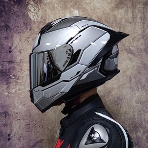 Мотоциклетные шлемы Orz Женщины Мужчины на полной версии Ricing Riding защищать защиту шляпы CASQE MOTO DOT утверждено CASCO DE