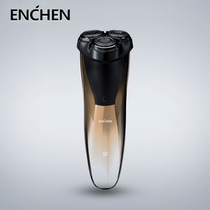 Barbeadores elétricos Enchen Blackstone3CJ Gold Shaver Triplo Lâmina Flutuante Navalha Aparador de Barba Lavável USB Máquina de Barbear Recarregável 230826