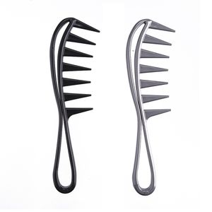 Escovas de cabelo largo dente tubarão plástico pente encaracolado salão de cabeleireiro massagem para ferramenta de estilo curl 230826