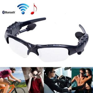 Stereo Earphones Wireless Headset with Mic Polarized Glasses Sunglasses for Driving Cycling Sports