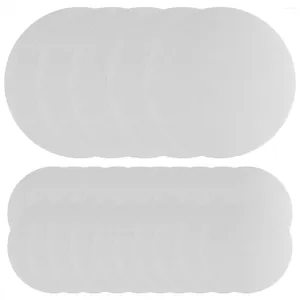 Hooks White Cake Boards Round 25 Pack - 10 Inch Cardboard Rounds Circles Disposable Platter Board Base Tray