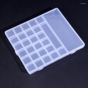 JAGITY BINEGLY WACZY 28 GRID Big Plastic Compartment Box Mały biznes ręcznie robione luźne koraliki na kolczykach do przechowywania pojemnik na pojemnik