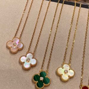 Designer Necklace Clover Necklace Women Pendant Sterling Sier Non Tarnish Collarbone Chain Valentine's Day Girlfriend Gift