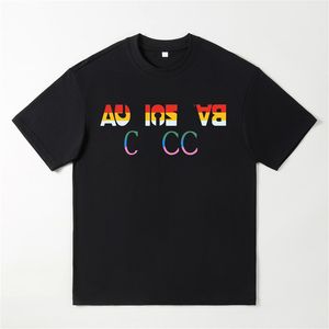 Herren-T-Shirt, Designer-Herren-T-Shirt, Loose Edition, Rundhalsausschnitt, Tier- und Buchstaben-Logomuster, Luxus-Kurztop, asiatische Größe M-XXXL