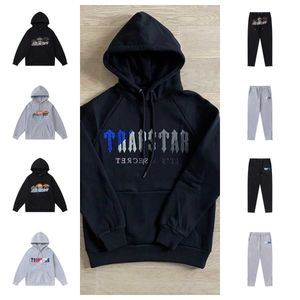 Erkekler Trapstar Hoodie Erkek Kadın Polar Setler Kış Hoodies Pantolon 2 Parça Tapan Trailsuit Çalıştırıcı Hoody Tasarımcı Sweatshirt Sport Joggers Sweetpants YH