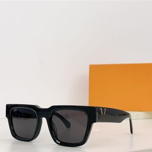 Millionaire-Sonnenbrille Z1955W Herrenmode, klassisch, quadratisch, vollschwarz, Million-Brille für Herren, Damen, Outdoor-Urlaub, UV400-Schutz, Designer