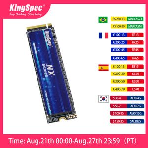 Festplatten KingSpec M.2 NVMe SSD 1 TB 512 GB 256 g 128 g PCI-e 3,0 x 4 solide Festplatte HDD HD 2280 SSD M2 interne Festplatte für Laptop-Tablets 230826