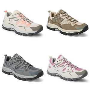 running shoes mesh non-slip men woman gray purple pink brown trainers outdoor sneakers breathable color4