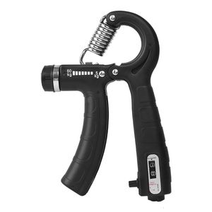 Handgrepp Justerbar räkning GRIP STYRKE ÖVNING FINGERSLEGSVARKNING Professionell armtränare Fitness Decompression Grip Meter 230826