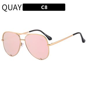 Quay Woman Man Lunette de Soleil Eyewear Summer Cool Vintage Sunglasses Polarized UV400 Brand Anti-UP Сильные солнцезащитные очки 620