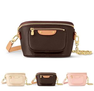 Mini Bumbag Kemer Göğüs Çanta Luxurys Yaz Kadın Tote Çanak Çantası Debriyaj Bel Çanta Erkekler Fanny Pack Pembe Tasarımcı Pochette Crossbody Deri Omuz Çantaları