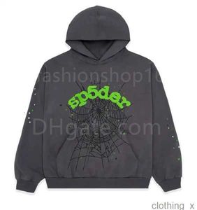 SP5der Young Thug 555555 Men Kvinnor Hoodie High Quality Foam Print Spider Web Graphic Pink Sweatshirts Y2K Pullovers S-XL QCHY