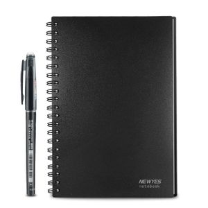 Блокноты A6 многоразовый ноутбук Black Notepbook Microwave Wave Cloud Clouse Botepad The Note Pad, выложенная с помощью ручки. Сохранить бумагу 230826