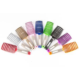 Pęknięcia do włosów Magiczne kobiety masaż skóry głowy grzebień Nylon Hair Brush Disnangling 230826