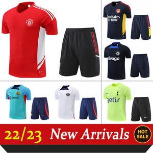 22/23/24 Men's Tracksuits Liv poor manch city unit tracksuit training shirt and pants Outdoor sports kits