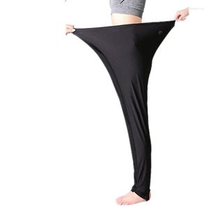 Damenhosen LPOWSS Koreanische Mode Schwarze Frauen Trampeln Füße Leggins Stretch Niedrige Taille Leggings Femme Dünne Eis Seide Sexy Bleistift Hosen