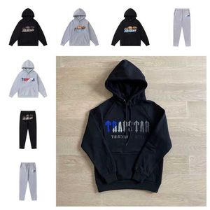 Мужские толстовка толстовок случайно вышитые мужчины женщины Trapstar Hoodie London Shooter