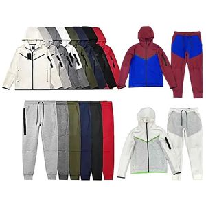 Tracksuits masculinos Designer de duas peças com manga comprida feminina jaqueta com capuz calças mens tecidos confortáveis tamanho tamanho M-XXL